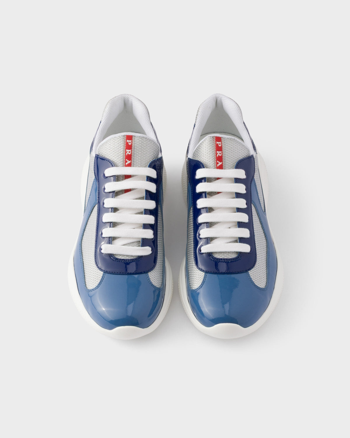 Sneakers Prada cup bicolore bleu