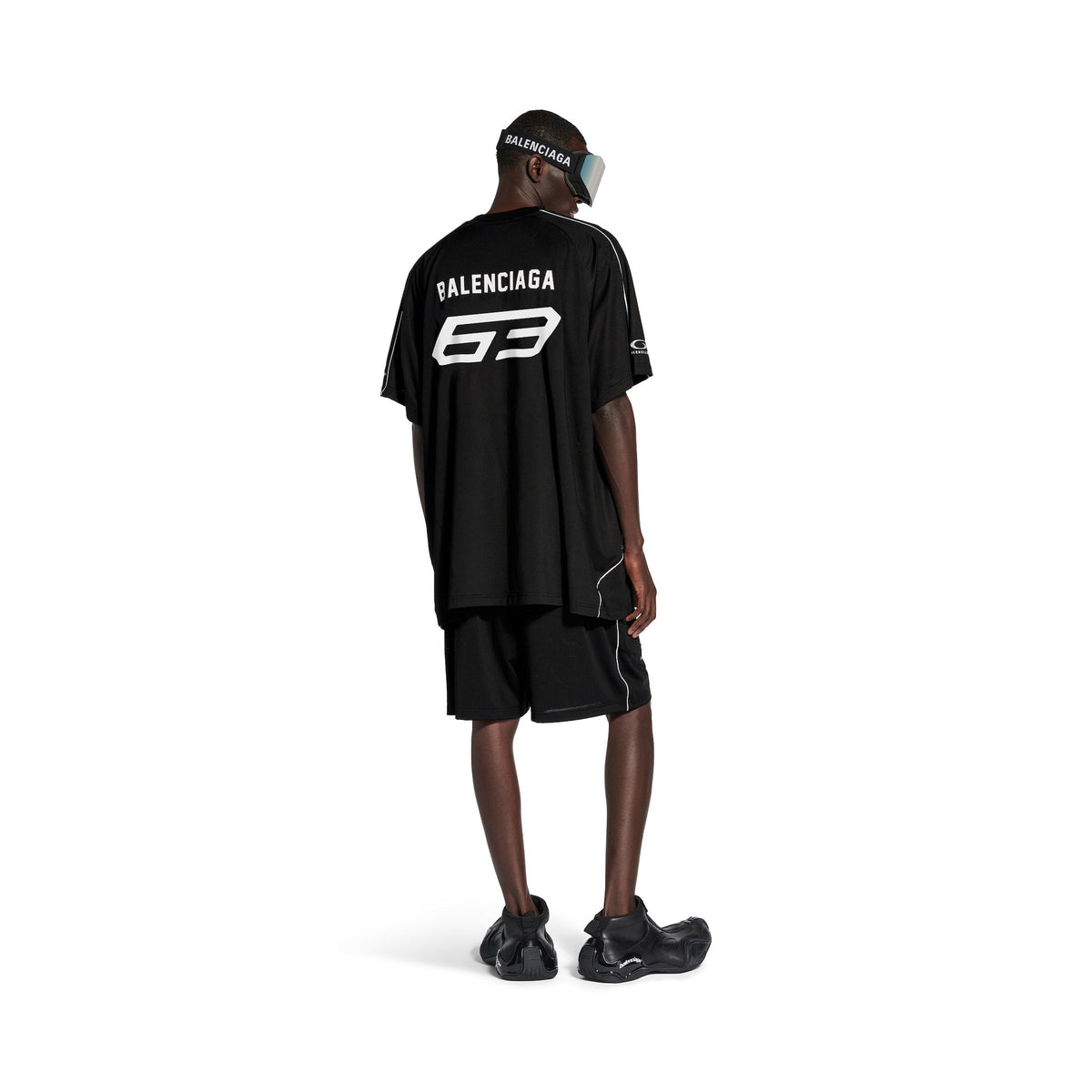 T-shirt soccer Balenciaga I Automobili Lamborghini oversize