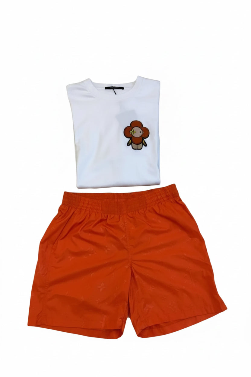 Ensemble lv orange short relief lv