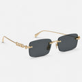 Lunettes de soleil rectangulaires