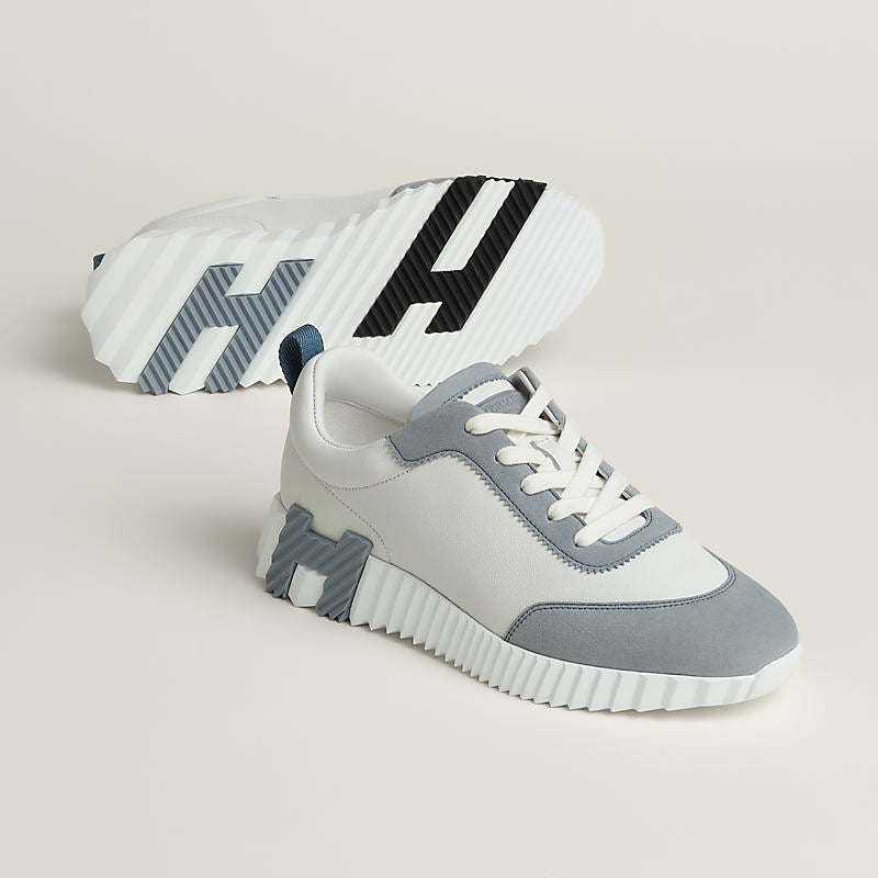 Sneakers Hermès Bouncing bleu daim