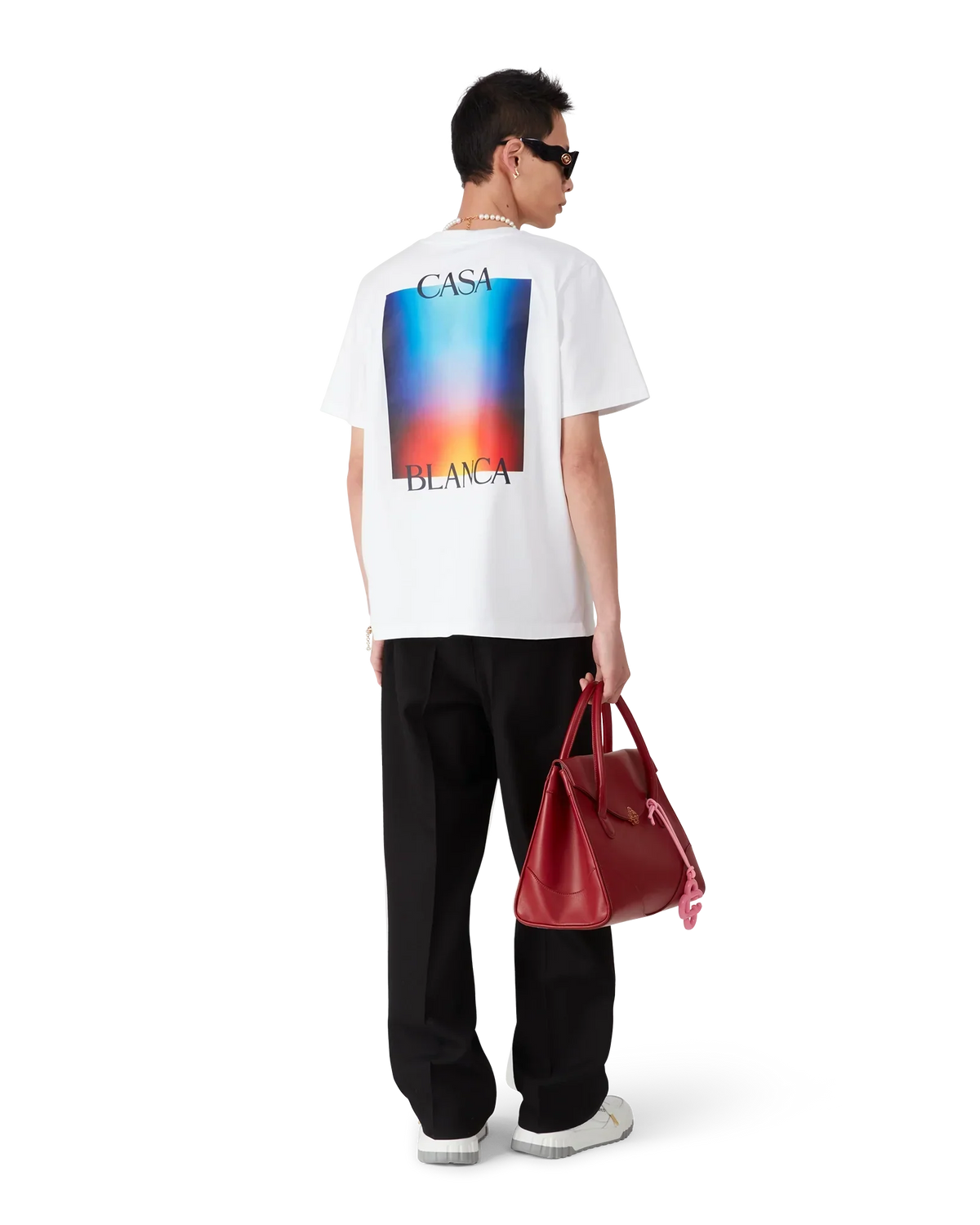 Gradient Casablanca Logo T-shirt