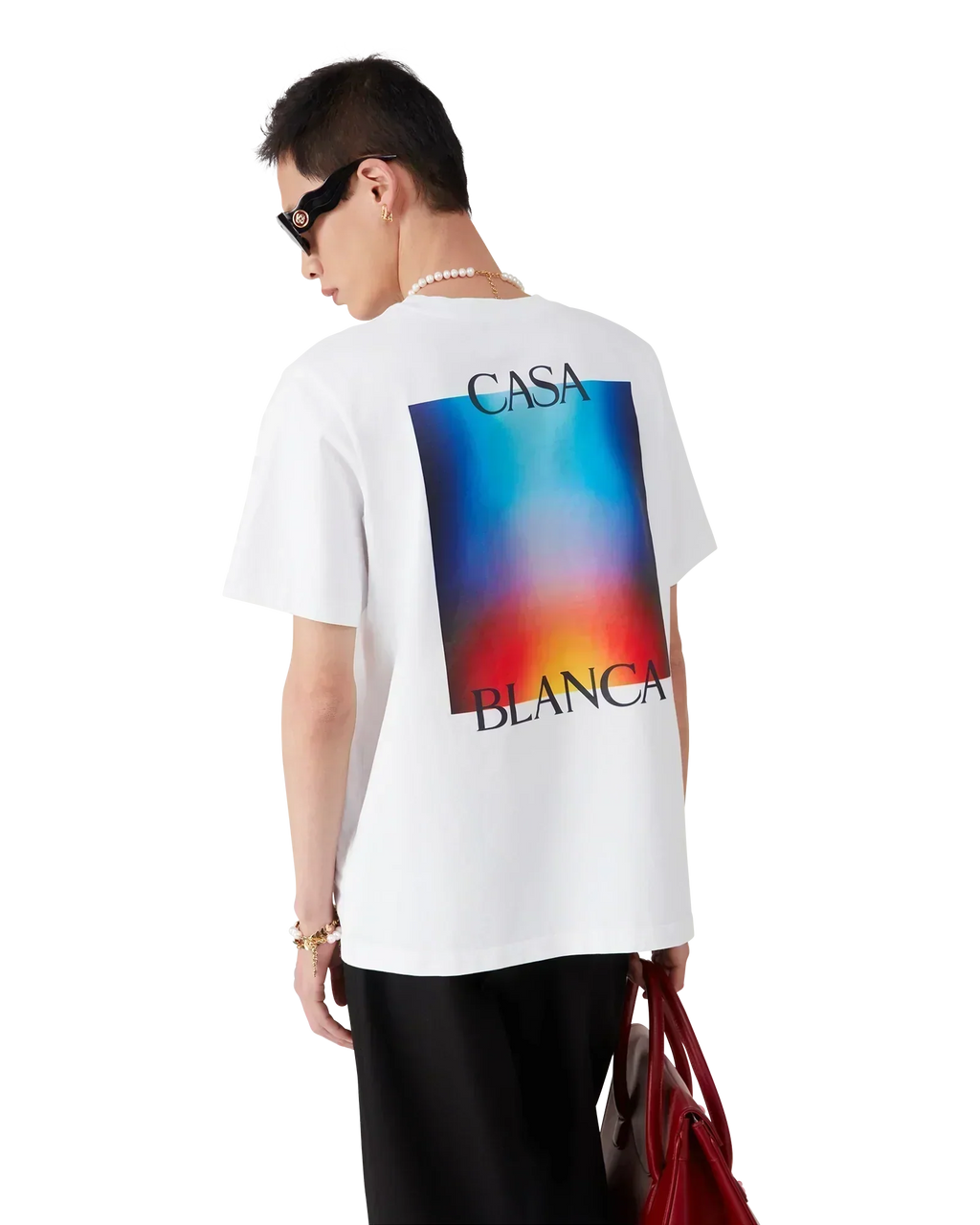 Gradient Casablanca Logo T-shirt