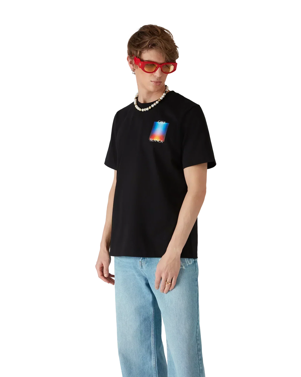 Gradient Casablanca Logo T-shirt