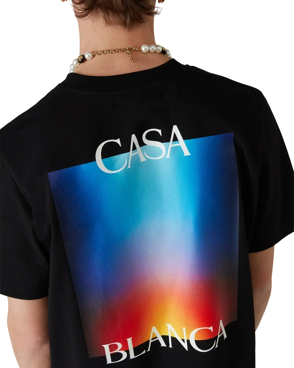 Gradient Casablanca Logo T-shirt