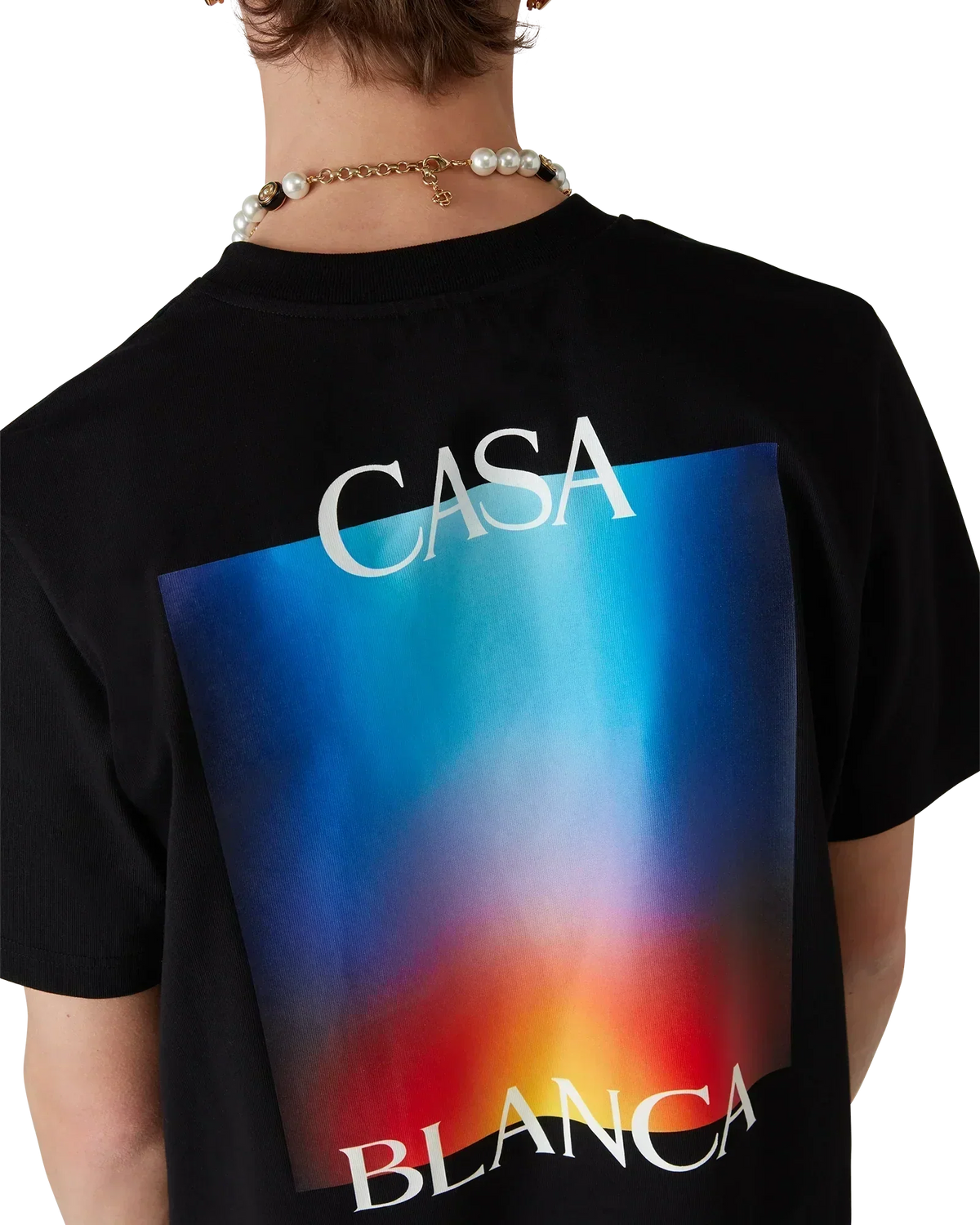 Gradient Casablanca Logo T-shirt