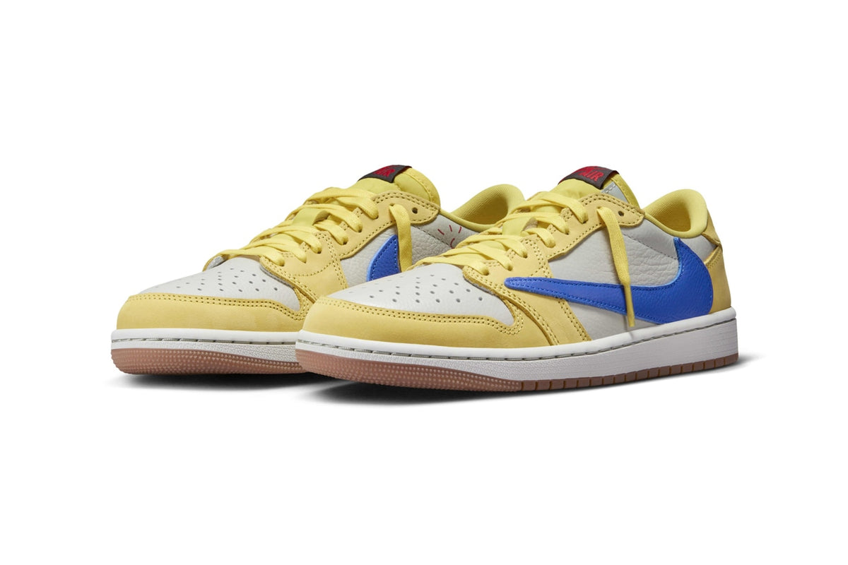 Air Jordan 1 Low OG x Travis Scott Canary — vue 3
