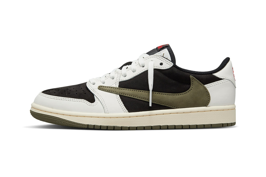 Air Jordan 1 Low OG x Travis Scott Olive — vue 1