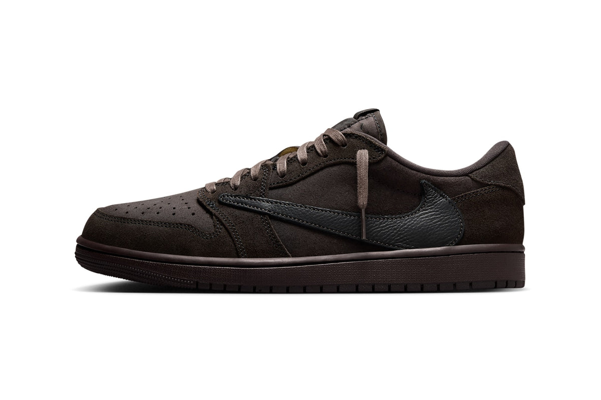 Air Jordan 1 Low OG x Travis Scott Velvet Brown — vue 1