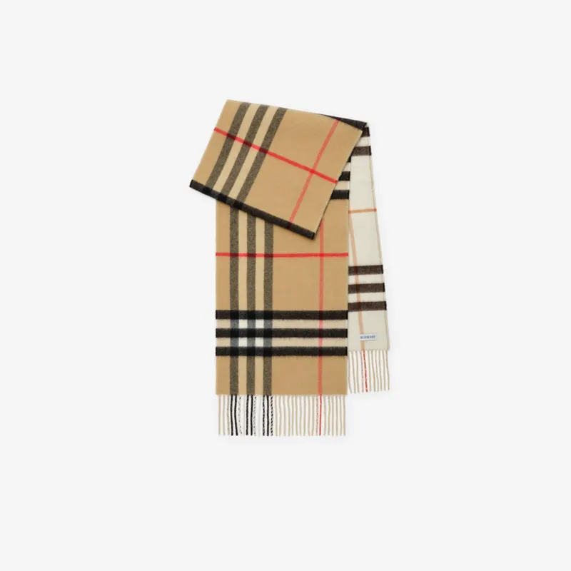 Burberry Écharpe réversible Check / Monogram