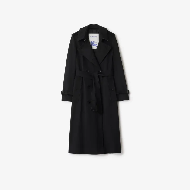Burberry Long Cashmere Kensington Trench Coat