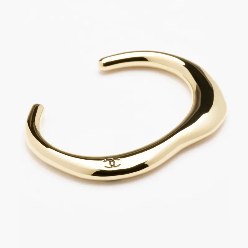 Chanel Bracelet manchette CC / bracelet chaîne CC