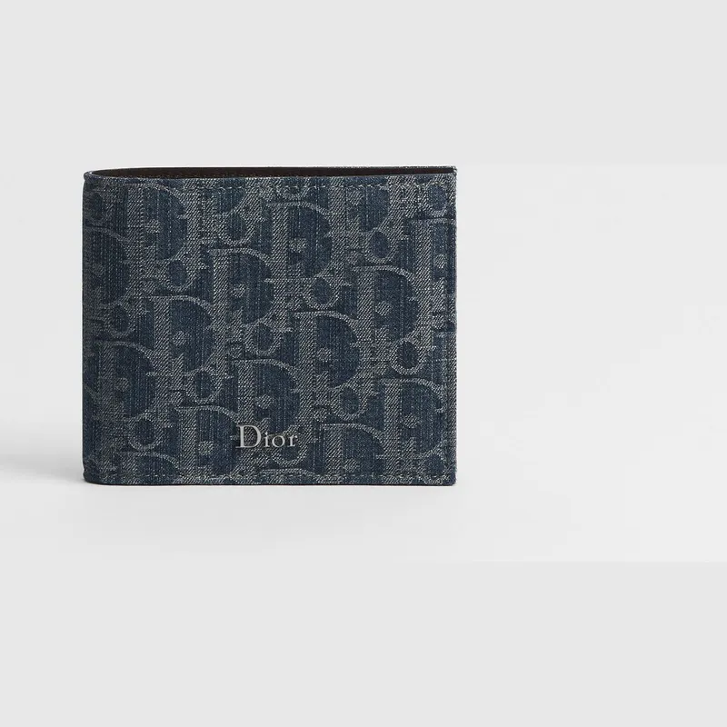 Dior Dior Oblique / CD Diamond Bifold Wallet