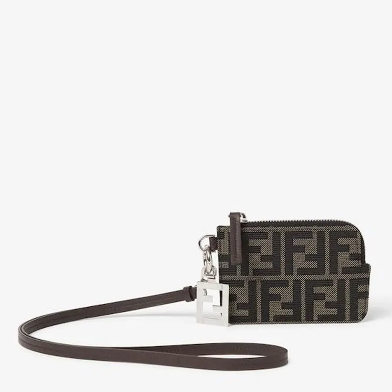 Fendi FF Jacquard Card Holder