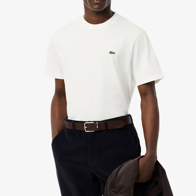 Lacoste T-shirt col rond Croco brodé