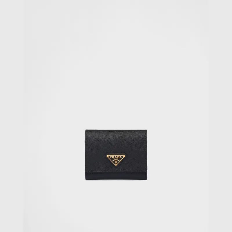 Prada Triangle Logo Bifold Wallet
