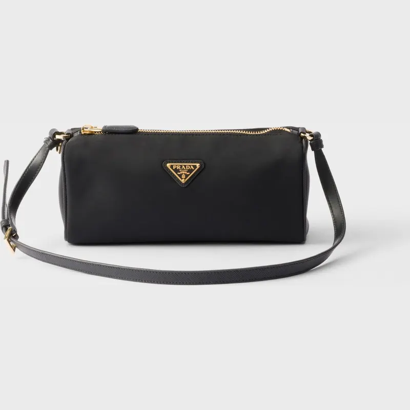 Prada Triangle Logo Pouch / Re-Nylon Pouch